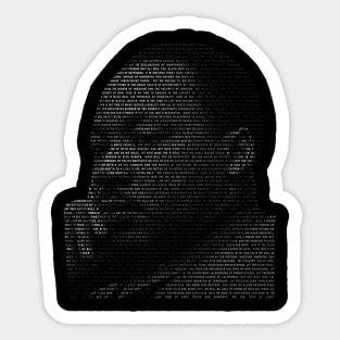 Martin Luther King Jr. - Entire “I Have a Dream” speech Typographic Sticker